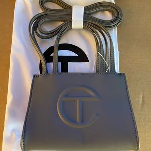 Telfar small gray shopping bag NWT